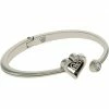 Brighton Alcazar Duet Heart Open Hinged Bangle | Bracelets