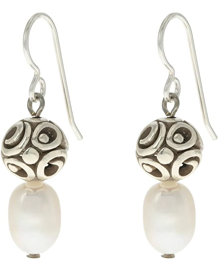 Brighton Contempo Pearl French Wire Earrings 1 Brighton Contempo Pearl French Wire Earrings