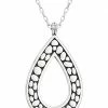 Brighton Pebble Open Tear Drop Necklace | Necklaces