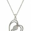 Brighton Infinity Sparkle Petite Heart Necklace | Necklaces