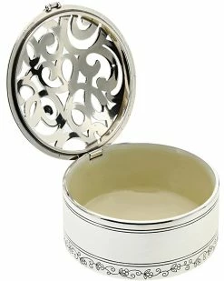 Brighton Jewelry Boxes & Cleaners Skribble Round Jewelry Trinket Box 5 Brighton Jewelry Boxes & Cleaners Skribble Round Jewelry Trinket Box -Brighton Best Sale 615R2bXs 9S. AC SR736920