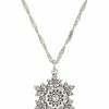 Brighton Glint Snowflake Necklace | Necklaces