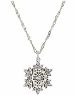Brighton Glint Snowflake Necklace | Necklaces