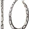 Brighton Pebble Oval Hoop Earrings
