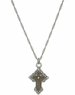 Brighton Greek Petite Cross Necklace | Necklaces