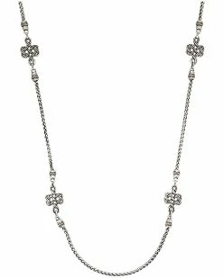 Brighton Necklaces Interlok Endless Knot Long Necklace