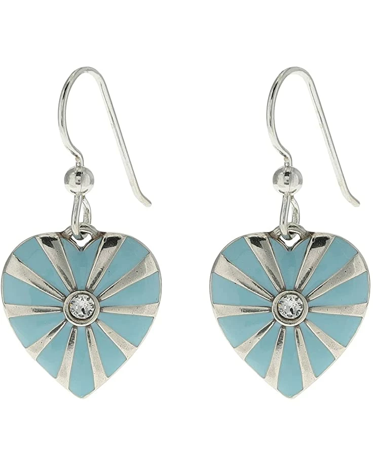 Brighton Sunray Heart French Wire Drop Earrings 1 Brighton Sunray Heart French Wire Drop Earrings