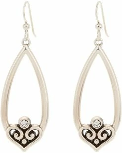Brighton Alcazar Heart Teardrop French Wire Earrings