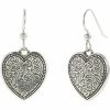 Brighton Romanza Heart French Wire Drop Earrings