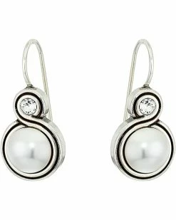 Brighton Infinity Pearl French Wire Earrings