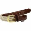 Brighton Elastic Cord Croco Tab Taper Belt | Belts