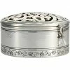 Brighton Jewelry Boxes & Cleaners Skribble Round Jewelry Trinket Box