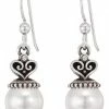 Brighton Alcazar Pearl Drop French Wire Earrings
