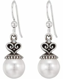 Brighton Alcazar Pearl Drop French Wire Earrings