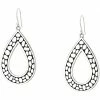 Brighton Pebble Open Tearr Drop Reversible Earrings