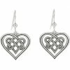 Brighton Interlok Crossing Hearts Earrings