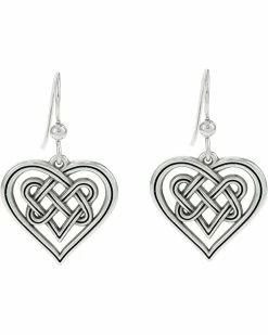 Brighton Interlok Crossing Hearts Earrings