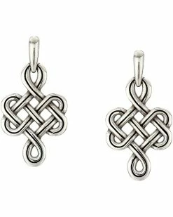 Brighton Interlok Endless Knot Post Drop Earrings