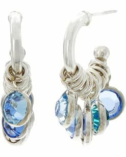 Brighton Elora Gems Small Hoop Earrings
