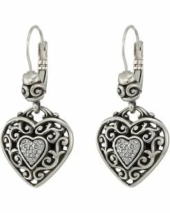 Brighton Reno Heart Leverback Earrings