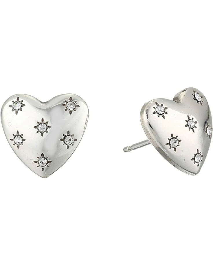 Brighton Stellar Heart Post Earrings 1 Brighton Stellar Heart Post Earrings