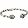 Brighton Neptune's Rings Pearl Open Hinged Bangle | Bracelets