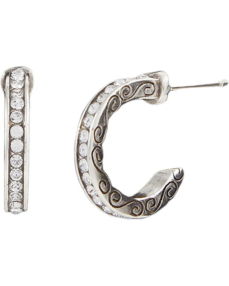 Brighton Secret of Love Mini Hoop Earrings 1 Brighton Secret of Love Mini Hoop Earrings