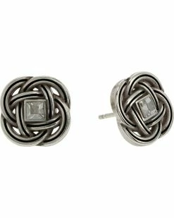 Brighton Interlok Shine Post Earrings