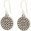 Brighton Pebble Round Reversible French Wire Earrings