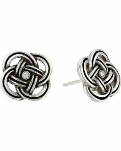 Brighton Interlok Post Earrings