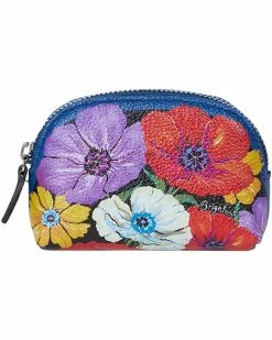 Brighton Painted Poppies Mini Coin Purse | Wallets