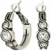 Brighton Infinity Sparkle Hoop Earrings