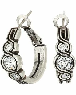 Brighton Infinity Sparkle Hoop Earrings