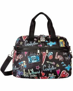 Brighton Love Scribble Jetsetter Duffel | Duffle Bags
