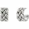 Brighton Interlok Woven Hoops Earrings